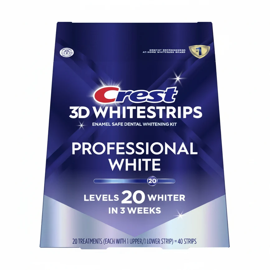 Crest 3D Whitestrips Professional White Teeth Whitening Kit 40 Strips